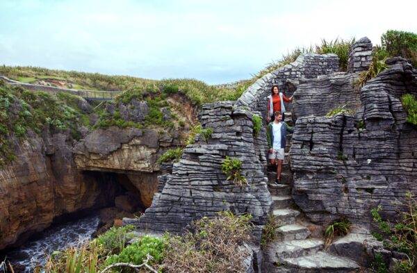 푸나카이키 팬케이크 락(Punakaiki Pancake Rocks and Blowholes)