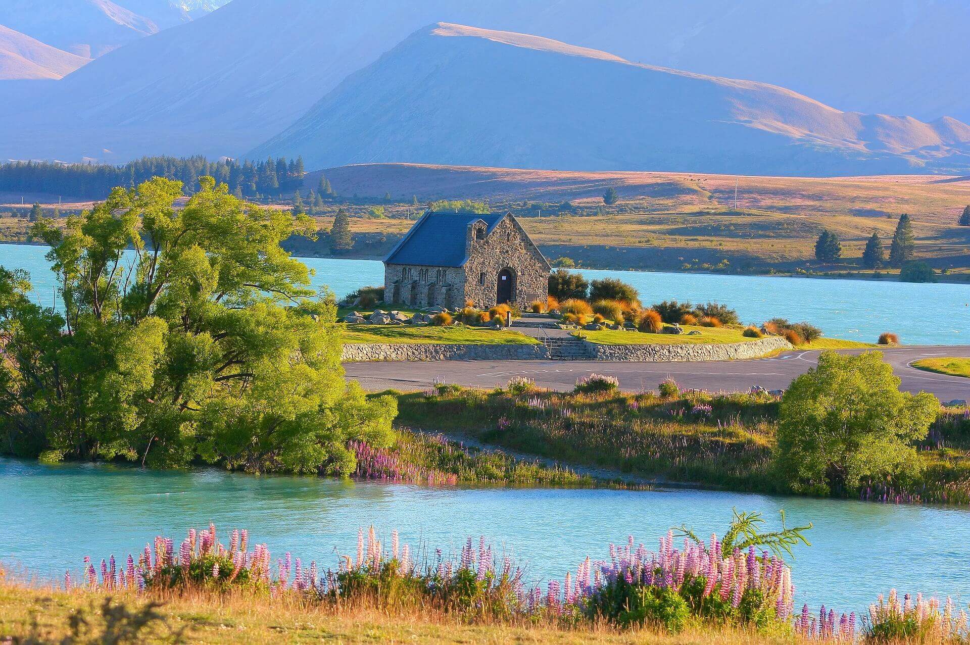 테카포 호수 (Lake Tekapo)